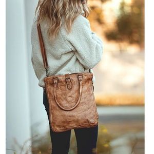 Bed Stu Mildred Purse Tan Dip Dye NWTWF